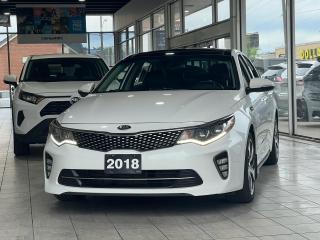 Used 2018 Kia Optima SX Turbo Pano Power Sun Roof - Leather - Navi - Apple Carplay - Cooled Seats - Blind Spot for sale in North York, ON