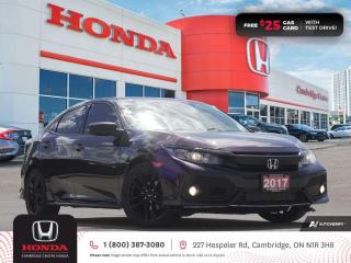Used 2017 Honda Civic Sport HONDA SENSING TECHNOLOGIES | REARVIEW CAMERA | APPLE CARPLAY™/ANDROID AUTO™ for sale in Cambridge, ON