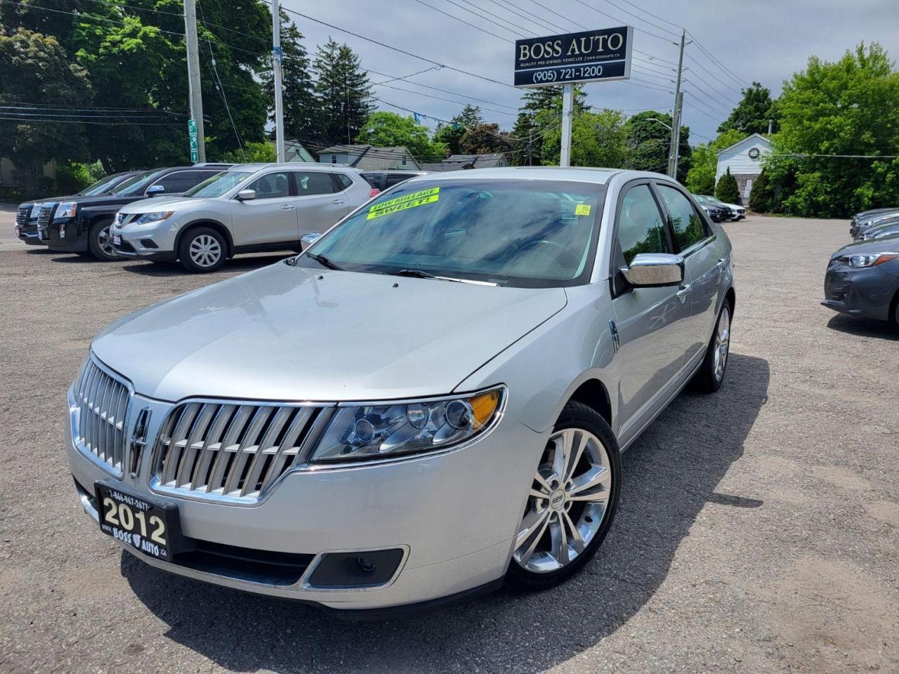 <p><span style=font-size: 13.5pt; line-height: 107%; font-family: Segoe UI, sans-serif;>***LOW MILEAGE***SUPER LUXURIOUS SILVER ON BLACK LINCOLN SEDAN EQUIPPED W/ THE EVER RELIABLE 6 CYLINDER 3.5L DOHC ENGINE, LOADED W/ LEATHER/HEATED/COOLED/POWER/MEMORY SEATS, BLUETOOTH CONNECTION, POWER LOCKS/WINDOWS/MIRRORS, DUAL ZONE CLIMATE CONTROL, AM/FM/XM/CD RADIO, AUTOMATIC HEADLIGHTS, CRUISE CONTROL, KEYLESS ENTRY, WARRANTIES AND SAFETY INCLUDED AND MORE! This vehicle comes certified with all-in pricing excluding HST tax and licensing. Also included is a complimentary 36 days complete safety and powertrain warranty, and one year limited powertrain warranty. Please visit our website at www.bossauto.ca!</span></p>