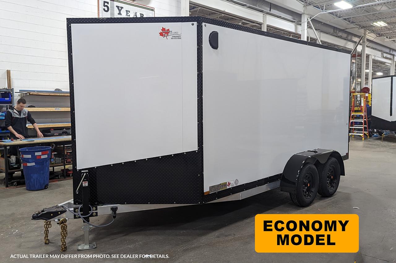 New 2024 Canadian Trailer Company 7x14 V Nose Cargo Trailer Econo model for sale in Guelph, ON