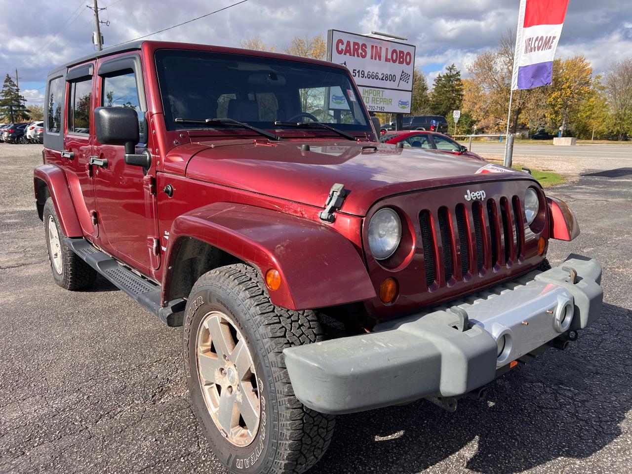 Used 2009 Jeep Wrangler 4WD 4DR SAHARA for sale in Komoka, ON