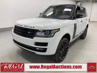 Used 2017 Land Rover Range Rover HSE DIESEL for sale in Calgary, AB