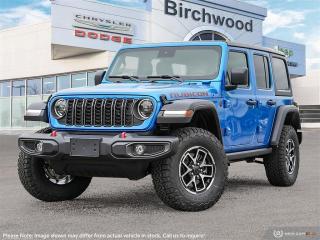 New 2024 Jeep Wrangler Rubicon Factory Order - Arriving Soon | Black Freedom Top 3–piece modular hardtop for sale in Winnipeg, MB