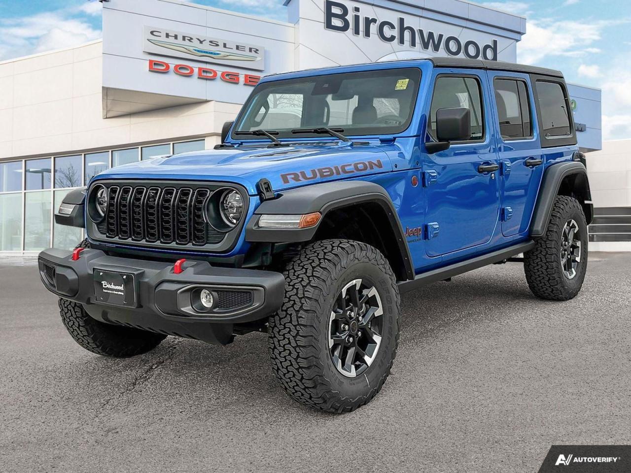 New 2024 Jeep Wrangler Rubicon Black Freedom Top 3–piece modular hardtop for sale in Winnipeg, MB