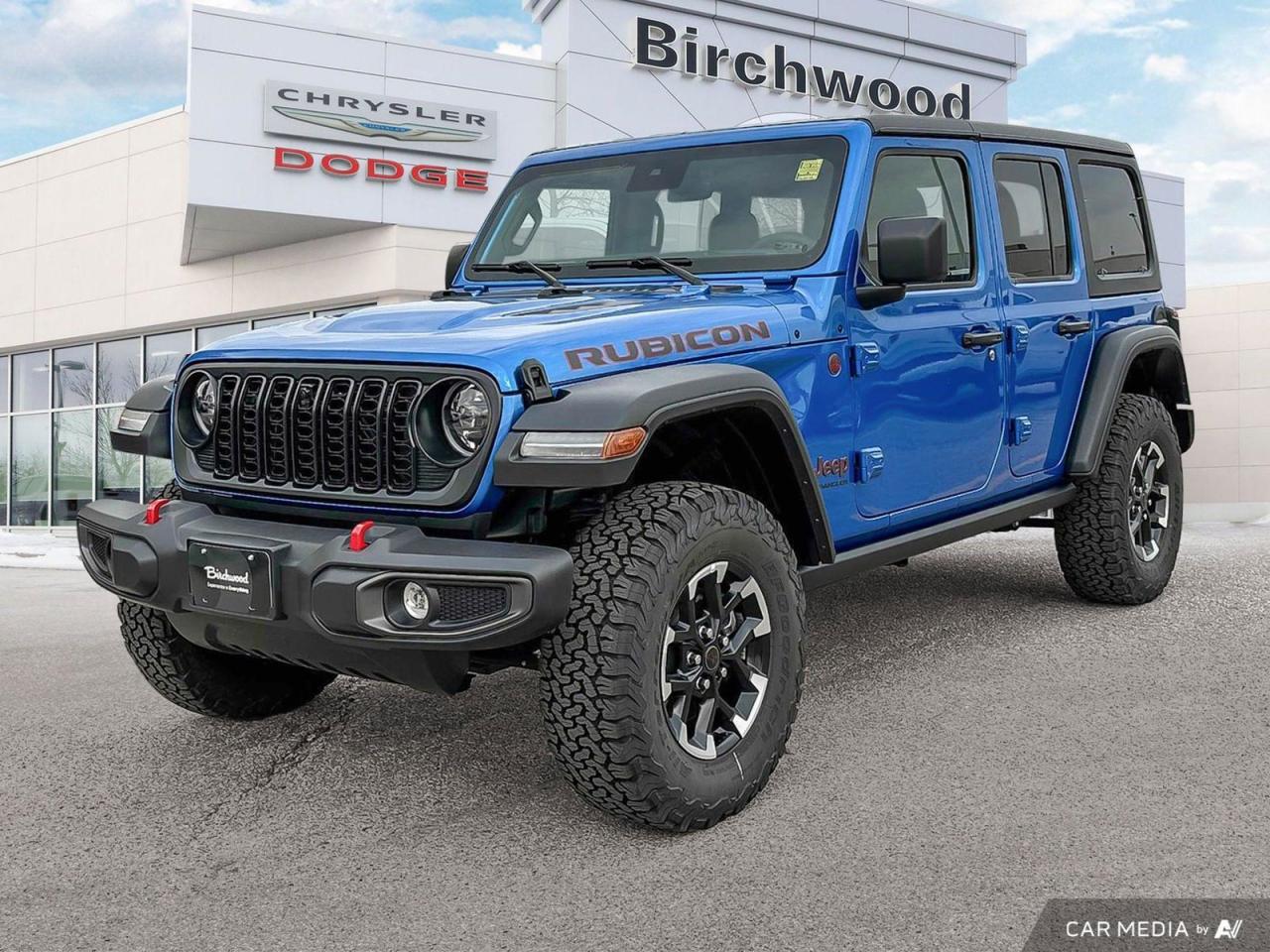 New 2024 Jeep Wrangler Rubicon Black Freedom Top 3–piece modular hardtop for sale in Winnipeg, MB