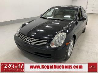 Used 2003 Infiniti G35  for sale in Calgary, AB