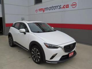 Used 2019 Mazda CX-3 GT (**AWD**LEATHER**SUNROOF**ALLOY RIMS**NAVIGATION**CRUISE CONTROL**BLUETOOTH**REVERSE CAMERA**HEATED SEATS**HEATED STEERING WHEEL**) for sale in Tillsonburg, ON