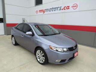 Used 2010 Kia Forte SX (**LOW KM**A/C**LEATHER**SUNROOF**ALLOY RIMS**HEATED SEATS**CRUISE CONTROL**BLUETOOTH**DIGITAL CLIMATE CONTROL**) for sale in Tillsonburg, ON