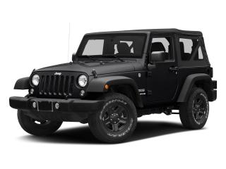 Used 2018 Jeep Wrangler Sport 4X4 for sale in Mississauga, ON
