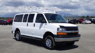 Used 2017 Chevrolet Express 3500 10 Passenger Van Quigley 4x4 with Roof Rack for sale in Burnaby, BC