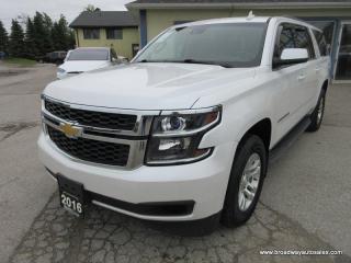 Used 2016 Chevrolet Suburban LOADED LT-MODEL 8 PASSENGER 5.3L - V8.. 4X4.. MIDDLE BENCH & 3RD ROW.. NAVIGATION.. POWER SUNROOF.. LEATHER.. HEATED SEATS.. DVD PLAYER.. for sale in Bradford, ON