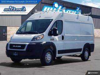 Used 2019 RAM Cargo Van ProMaster 2500 High Roof, Roof Rack with Ladder, Cruise, Bucket Seats, Rear Camera & more! for sale in Guelph, ON