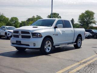 Used 2017 RAM 1500 Sport  Crew Cab 4WD 5.7Hemi - Leather w/ Heated & Cooled, Navigation, Sunroof, & more! for sale in Guelph, ON