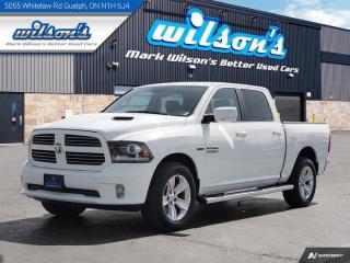 Used 2017 RAM 1500 Sport  Crew Cab 4WD 5.7Hemi - Leather w/ Heated & Cooled, Navigation, Sunroof, & more! for sale in Guelph, ON