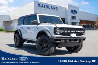 New 2024 Ford Bronco Wildtrak 354A | HARD TOP, REMOVABLE HOOP STEP, 360 CAMERA for sale in Surrey, BC