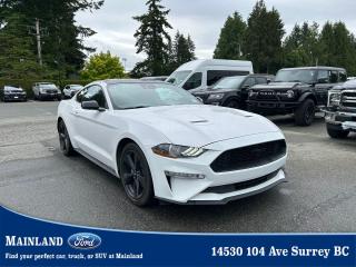 Used 2021 Ford Mustang EcoBoost Premium BC 1-OWNER, NO ACCIDENT, MANUAL, BLACK ACCENT PKG for sale in Surrey, BC