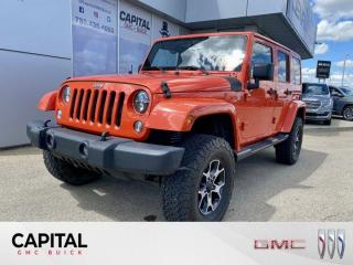Used 2015 Jeep Wrangler Unlimited Sahara * LEATHER * AUTOMATIC * LED LIGHTS * for sale in Edmonton, AB