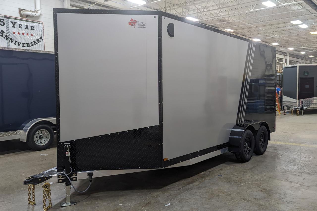 2024 Canadian Trailer Company 7x16 V-Nose Cargo Trailer Aluminum Tandem Axle Photo2