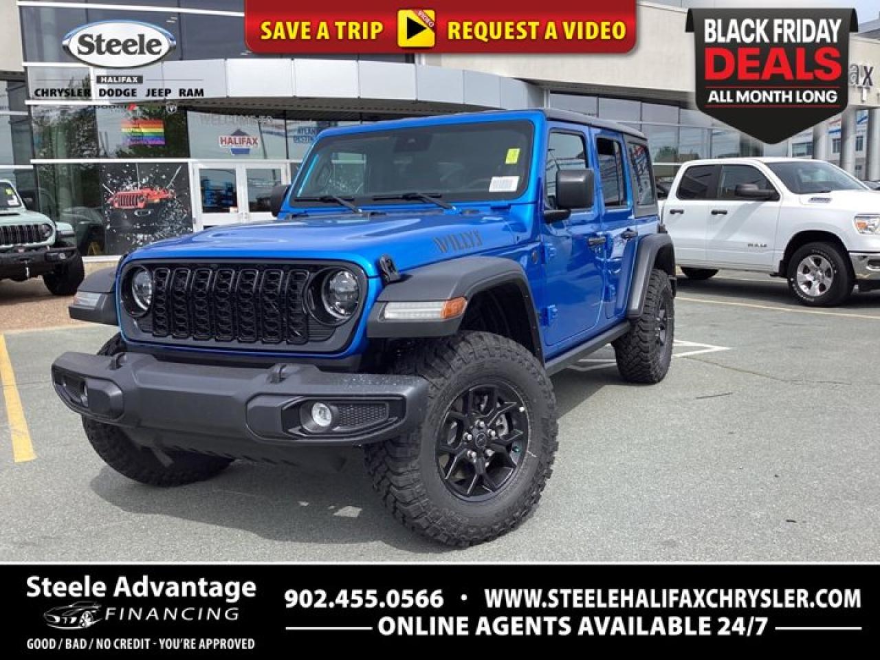 New 2024 Jeep Wrangler Willys for sale in Halifax, NS