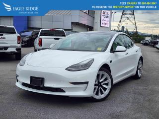 Used 2021 Tesla Model 3 Standard Range Memory seat, Navigation System, Overhead airbag, Power driver seat, Power passenger seat, Power steering, Remote keyless entry, for sale in Coquitlam, BC