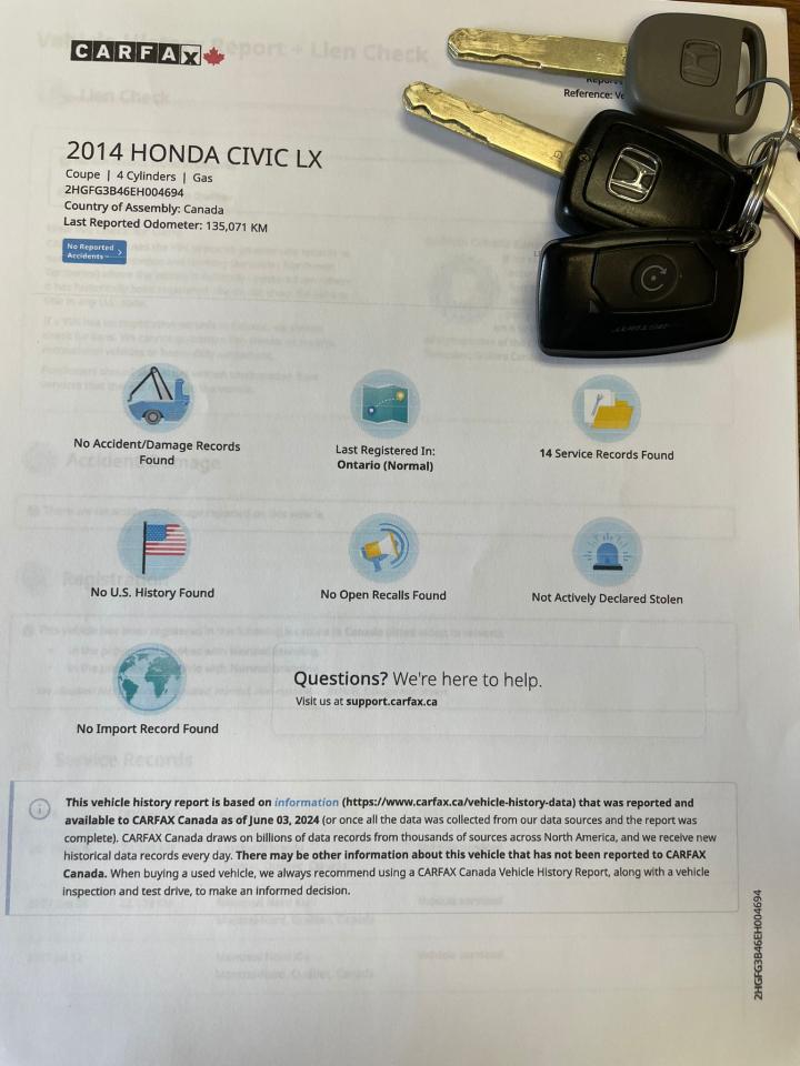 2014 Honda Civic AUTO 2DR COUPE NO ACCIDENT H-SEATS REMOTE START PW - Photo #10