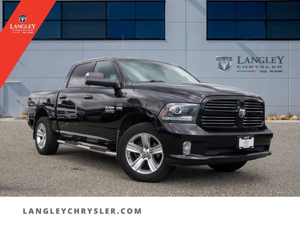 Used 2013 RAM 1500 Sport Leather Sunroof Lined Box Navi for Sale in Surrey, British Columbia
