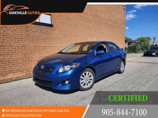 Used 2009 Toyota Corolla 4dr Sdn SE for sale in Oakville, ON