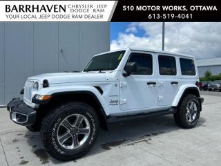 Used 2021 Jeep Wrangler Unlimited Unlimited Sahara 4x4 | Leather | Navi  | Low KM's for sale in Ottawa, ON
