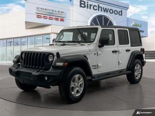 Used 2021 Jeep Wrangler Unlimited Sport S No Accidents | 1 Owner | Alpine Audio for sale in Winnipeg, MB