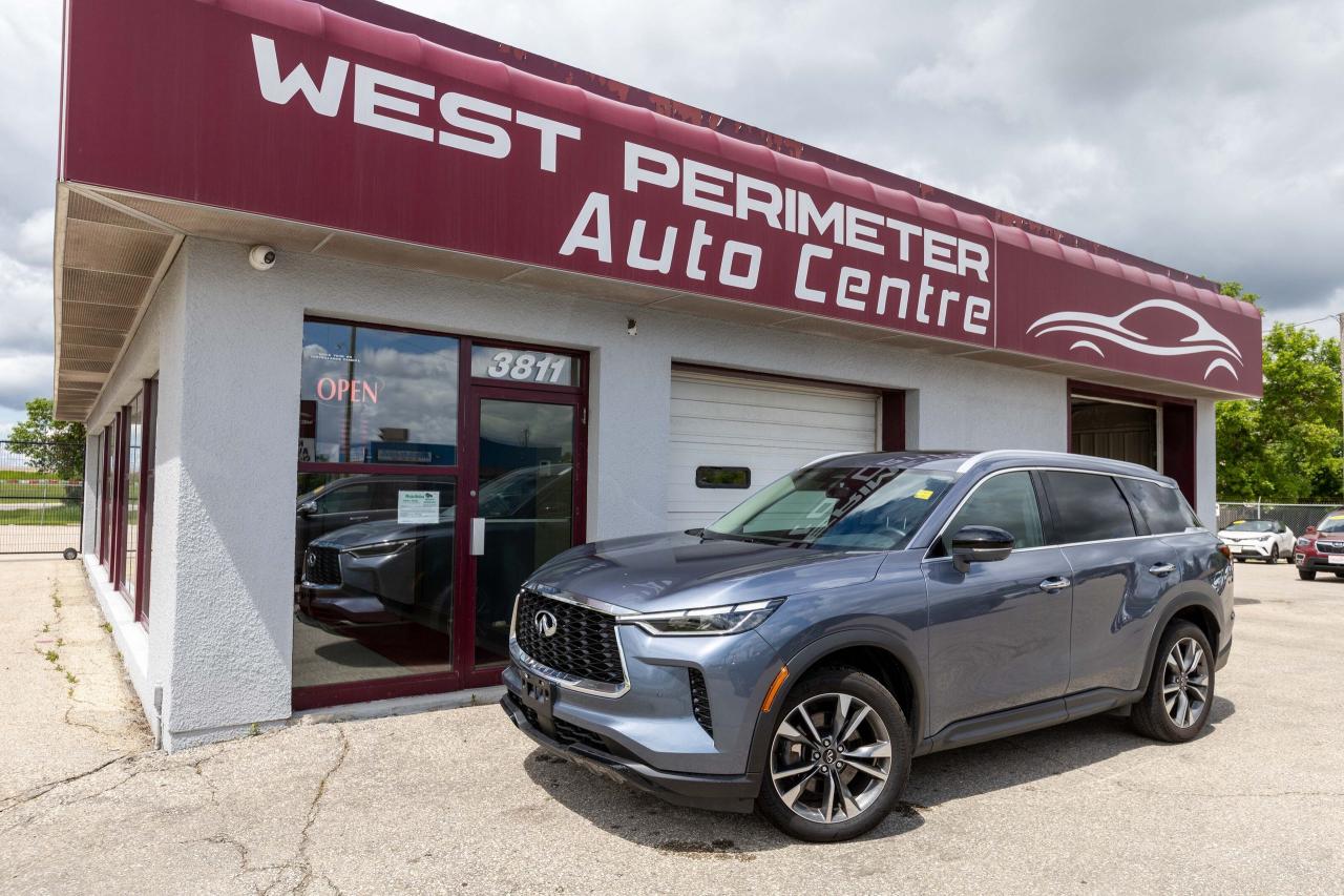 Used 2023 Infiniti QX60 LUXE AWD*3rd Row*Panoramic Roof*Rear A/C for sale in Winnipeg, MB