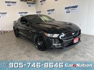 Used 2015 Ford Mustang GT PREMIUM | BORLA EXHAUST | LEATHER | 6 SPEED M/T for sale in Brantford, ON