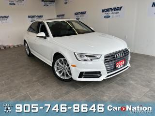 Used 2018 Audi A4 PROGRESSIV | AWD | LEATHER | SUNROOF | NAVIGATION for sale in Brantford, ON
