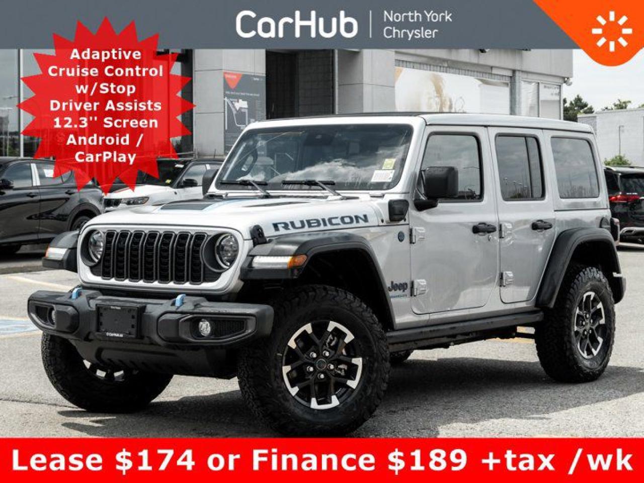 New 2024 Jeep Wrangler 4xe Rubicon Sky Roof Safety Grp Convenience Grp for sale in Thornhill, ON