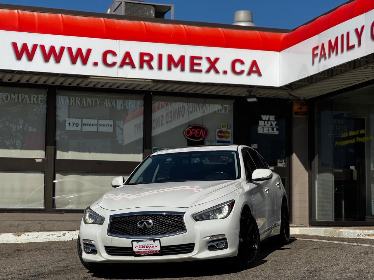 Used 2014 Infiniti Q50 Premium NAVI | BOSE | LEATHER | SUNROOF | HEATED SEATS for sale in Waterloo, ON
