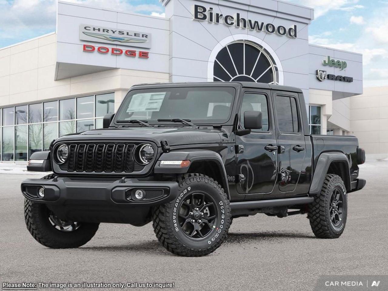 New 2024 Jeep Gladiator Willys Black Freedom Top 3–piece modular hardtop for sale in Winnipeg, MB