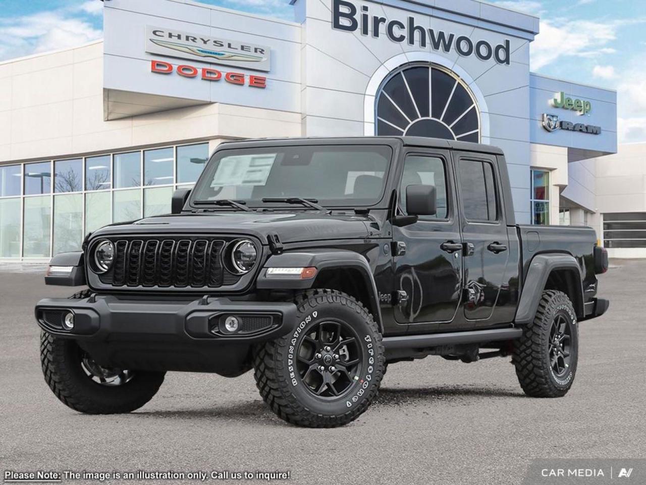 New 2024 Jeep Gladiator Willys | EMPLOYEE PRICING FOR ALL | YOU PAY WHAT WE PAY | for sale in Winnipeg, MB
