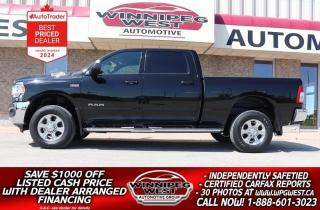 Used 2021 RAM 2500 BIG HORN PREMIUM EDITION, LOADED, SHARP AS NEW!! for sale in Headingley, MB