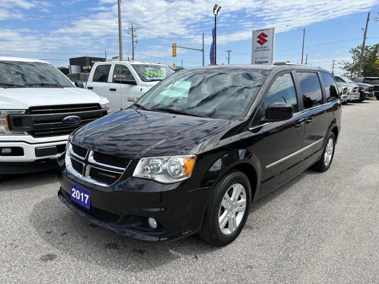 Used 2017 Dodge Grand Caravan Crew ~Power Seat ~Rear Heat/Air ~Stow 'N Go Seats for sale in Barrie, ON