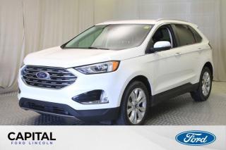 Used 2021 Ford Edge Titanium AWD **One Owner, Clean SGI, Leather, 2.0L, Power Liftgate** for sale in Regina, SK