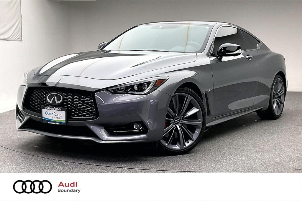 Used 2022 Infiniti Q60 3.0T Red Sport I-Line for Sale in Burnaby, British Columbia