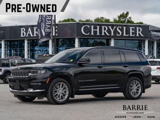 Used 2024 Jeep Grand Cherokee L Summit PLATINUM MEMBERSHIP INCLUDED | MASSAGE FRONT SEATS | HEATED & COOLED FRONT SEATS | PANORAMIC SUNROOF for sale in Barrie, ON