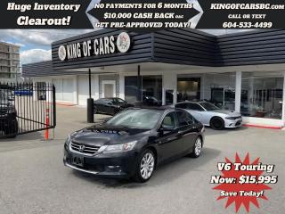 Used 2015 Honda Accord Sedan 4dr V6 Auto Touring for sale in Langley, BC