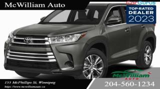 Used 2018 Toyota Highlander LE Plus 4dr All-wheel Drive Automatic for sale in Winnipeg, MB