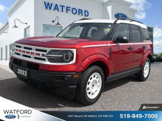 Used 2023 Ford Bronco Sport HERITAGE 4X4 for sale in Watford, ON