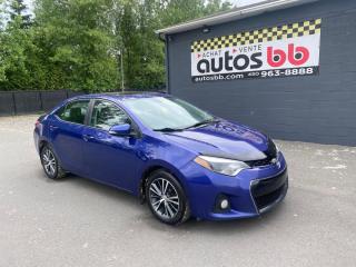 Used 2016 Toyota Corolla S ( MANUELLE - MÉCANIQUE COMME NEUVE ) for sale in Laval, QC