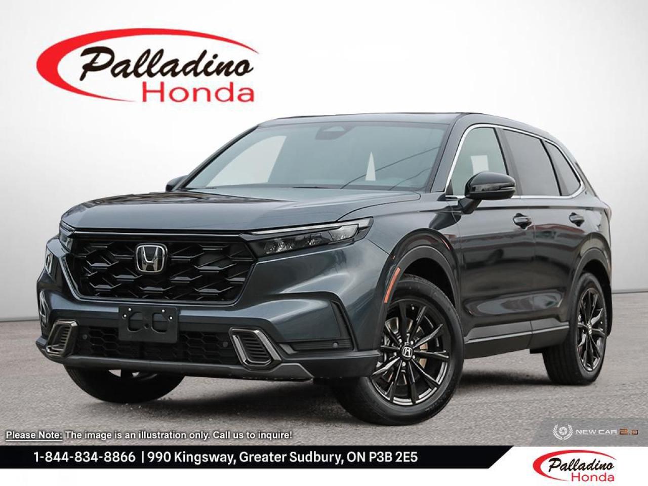 <p>
 
  Welcome. 
 

 
 This gray SUV  has a cvt transmission and is powered by a  2.0L DOHC engine.
 
 Our CR-Vs trim level is EX-L. 

 
To apply right now for financing use this link : https://www.palladinohonda.com/finance/finance-application

 
 5.49% financing for 84 months.  Incentives expire 2024-07-02.  See dealer for details. 
 
Palladino Honda is your ultimate resource for all things Honda</p>
<p> as well as expert financing advice and impeccable automotive service. These factors aren?t what set us apart from other dealerships</p>
<p> and keeps drivers coming back. 
 Come by and check out our fleet of 110+ used cars and trucks and 60+ new cars and trucks for sale in Sudbury.  o~o</p>
<a href=http://www.palladinohonda.com/new/inventory/Honda-CRV_Hybrid-2025-id10854528.html>http://www.palladinohonda.com/new/inventory/Honda-CRV_Hybrid-2025-id10854528.html</a>