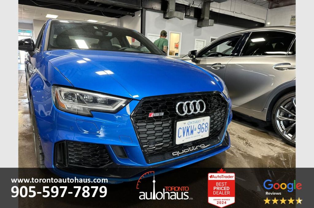 Used 2019 Audi RS 3 NO ACCIDENTS I DEALER SERVICED for Sale in Concord, Ontario