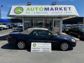 Used 2004 Chrysler Sebring CONVERTIBLE LIMITED! 66KM'S! INSPECTED W/BCAA MBRSHP & WRNTY! for sale in Langley, BC
