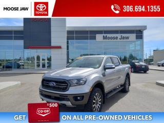 Used 2022 Ford Ranger TOP OF THE LINE LARIAT, 2.3L ECOBOOST, 10 SPEED AUTO, FX-4 OFF ROAD PKG, TOW PKG, TECHNOLOGY PKG, ADAPTIVE CRUISE, REMOTE STARTER, PREM B&O AUDIO, NAVI, APPLE CARPLAY, ANDROID AUTO, BACK UP CAMERA for sale in Moose Jaw, SK