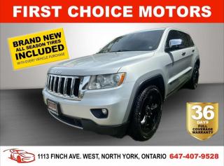 Used 2011 Jeep Grand Cherokee HEMI LIMITED ~AUTOMATIC, FULLY CERTIFIED WITH WARR for sale in North York, ON